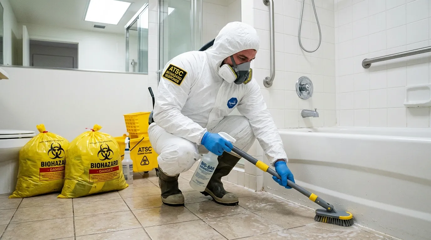 Decontamination equipment deployed for Blood Cleanup in Foggy Bottom
